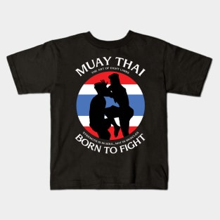 Muay Thai Kick Boxing Kids T-Shirt